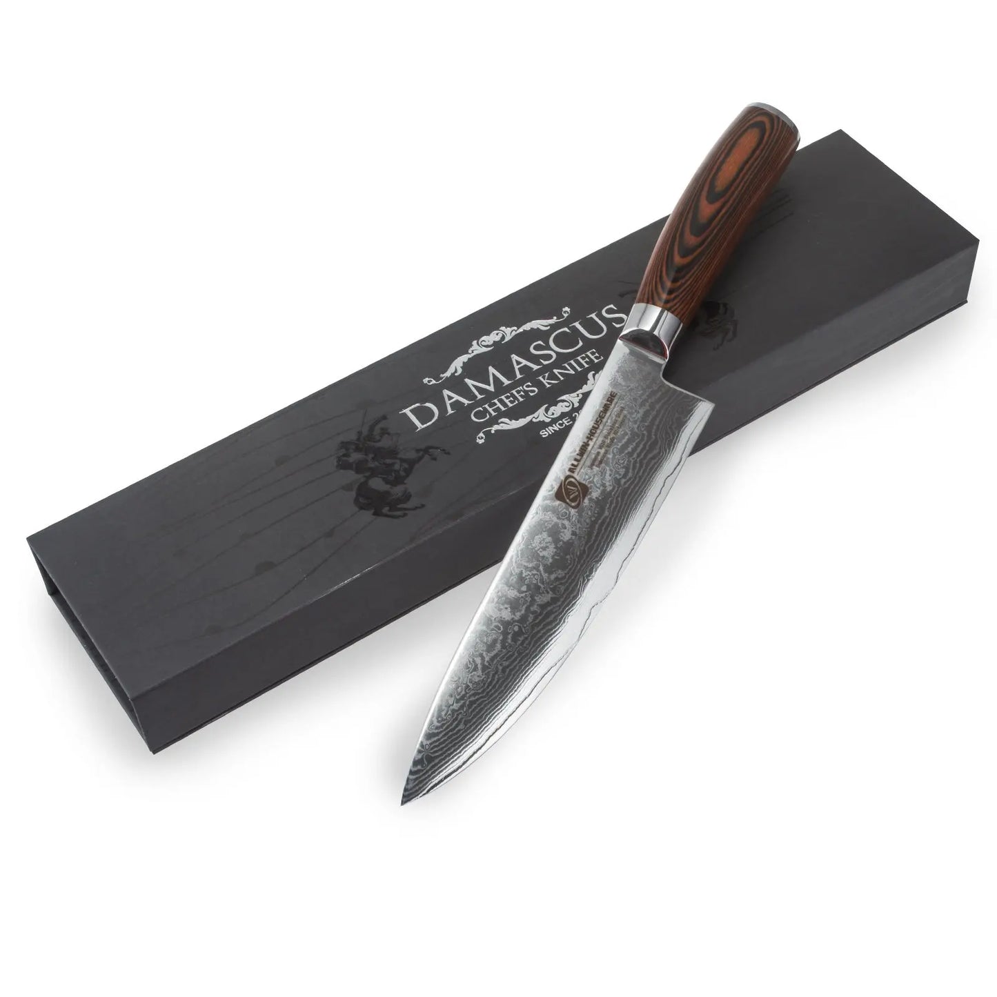 Damascus Knives 67 Layer Chef Knife Japanese Santoku Damascus 8 Inch Chef Knife Professional Knives Set Utility Paring Knife