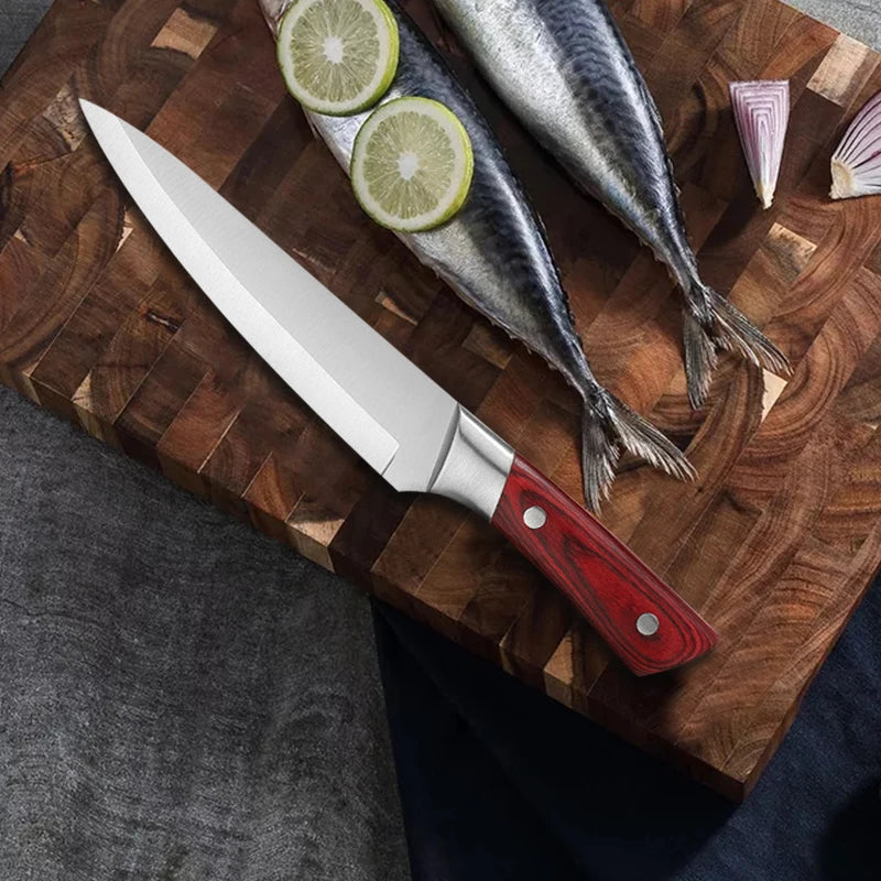 Butcher Kitchen Knives Set Stainless Steel Cleaver Boning Knife for Meat Bone Fish Fruit Vegetables Slicing Chef Knife