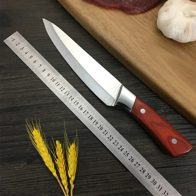 Butcher Kitchen Knives Set Stainless Steel Cleaver Boning Knife for Meat Bone Fish Fruit Vegetables Slicing Chef Knife