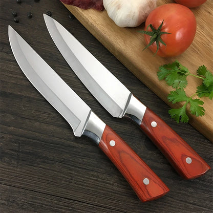 Butcher Kitchen Knives Set Stainless Steel Cleaver Boning Knife for Meat Bone Fish Fruit Vegetables Slicing Chef Knife