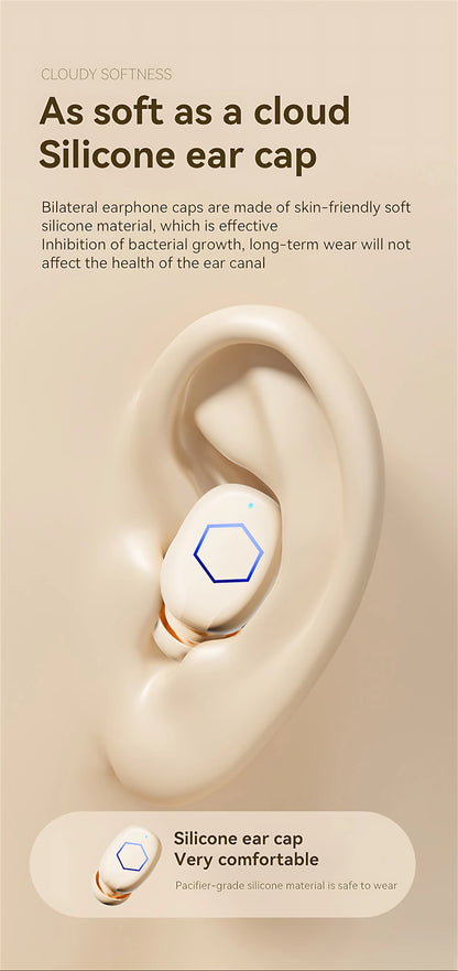 In-ear Bluetooth Headphones Wireless Earphones HIFI Stereo Touch Low Delay Game Earplugs Mini Portable Creative Gifts For Girls