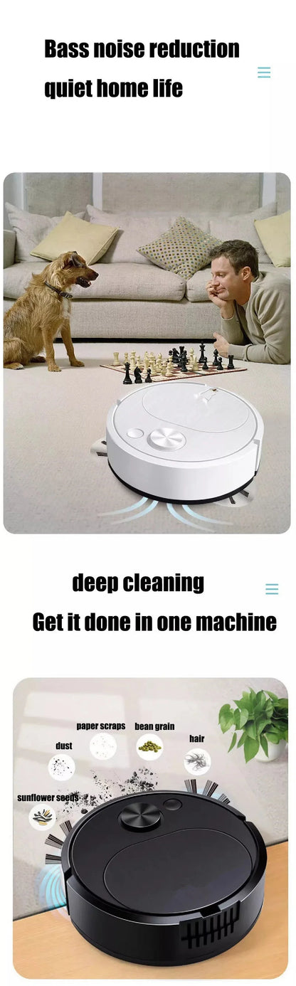 Smart Sweeping Robot Mini Silent Vacuum Wireless Cleaner Sweep Mop Brush Two-In-One Multi-Function Cleaning Machine For Home