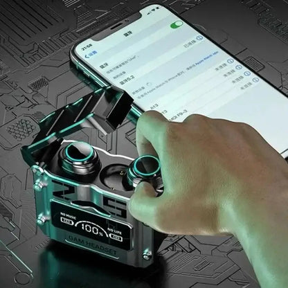 New TWS M25 Bluetooth 5.3 TWS Wireless Headphones with LED Display Stereo Headset Touch Control Earbuds Noise Reduction