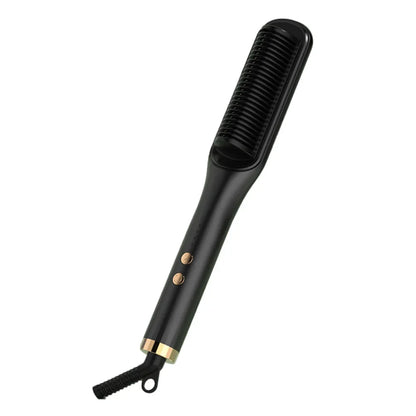 Multifunctional Straightener Electric Hair Straightening Curly Iron Brush Comb Curler Hair Straightener Brush Heating Hot Comb