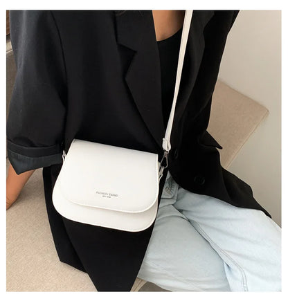 Saddle bag women's crossbody bag bag girl, summer simple fashion trend, foreign shoulder bag women