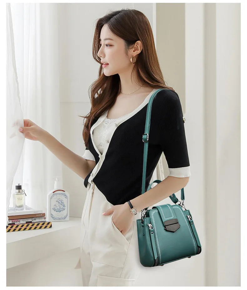 Ele  oulder Crossbody Bag for Women in Bla Single Strap Sli Design  Bag Faionable Handbag 2024 New Model