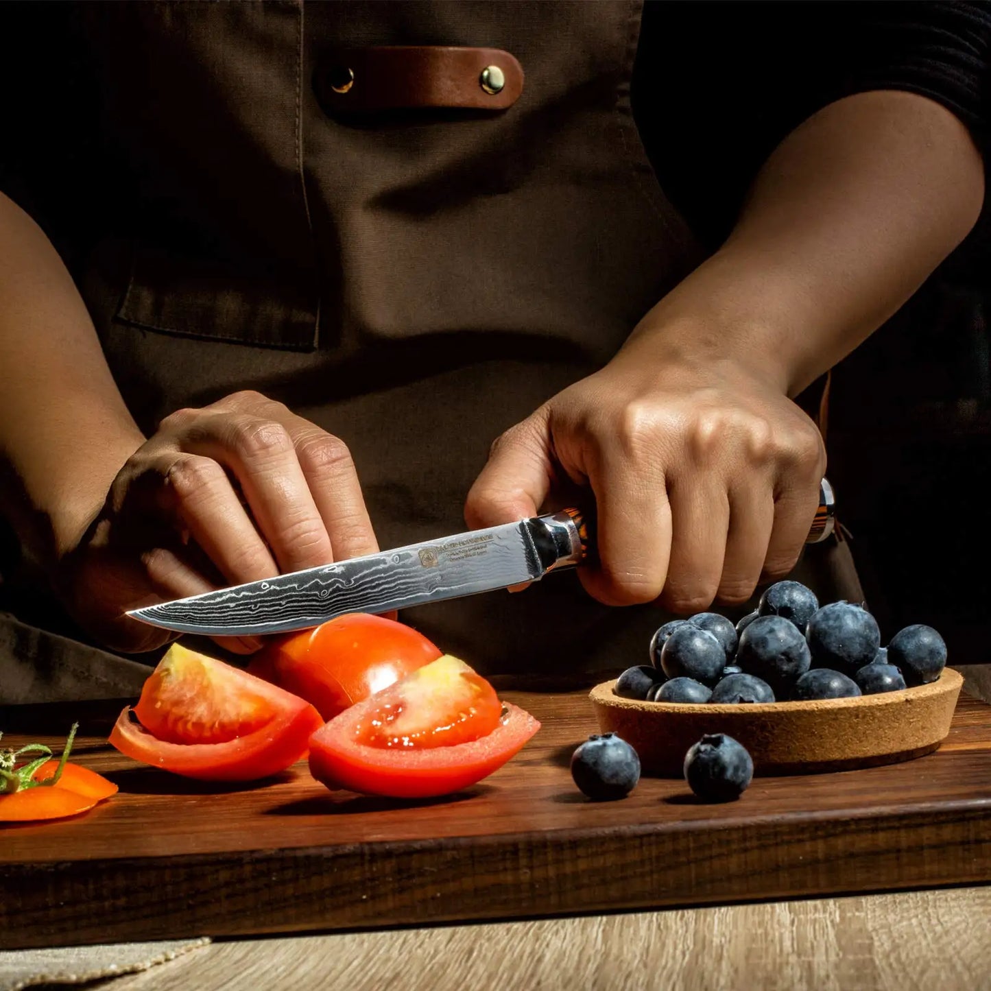 Damascus Knives 67 Layer Chef Knife Japanese Santoku Damascus 8 Inch Chef Knife  Professional Knives Set Utility Paring Knife