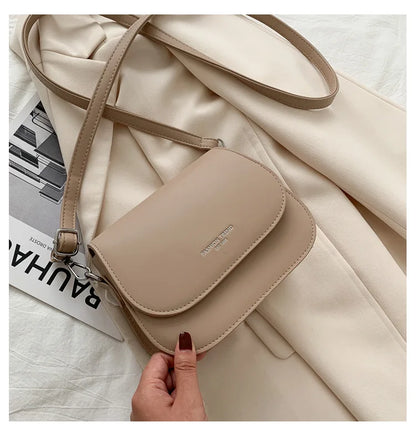 Saddle bag women's crossbody bag bag girl, summer simple fashion trend, foreign shoulder bag women