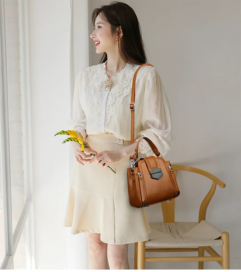 Ele  oulder Crossbody Bag for Women in Bla Single Strap Sli Design  Bag Faionable Handbag 2024 New Model