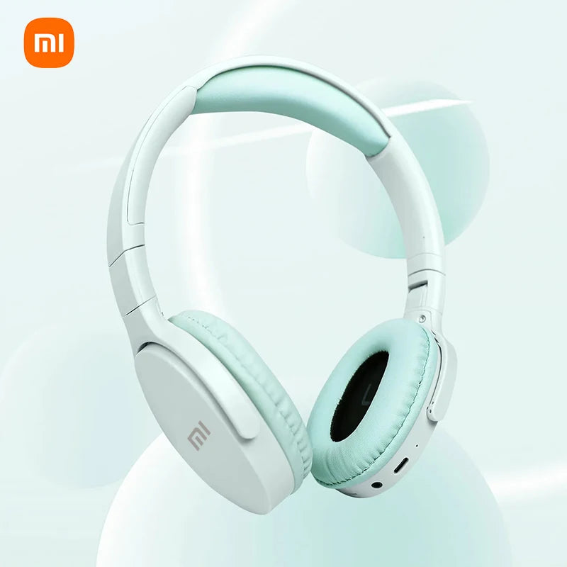 Xiaomi Wireless Bluetooth Headphones Over Ear HiFi Stereo Foldable Lightweight Headset HIFI Stereo Suitable for Samsung iPhone