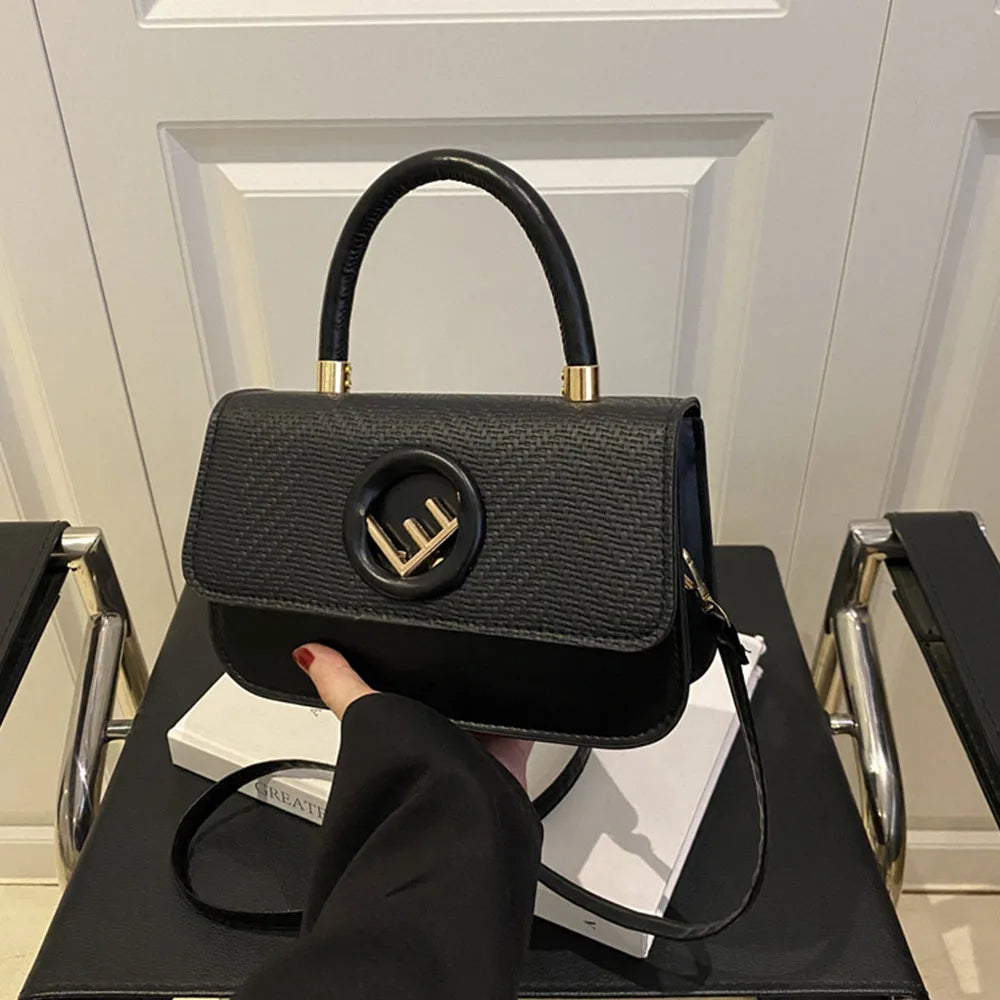 Women's Vintage Crossbody Bag with Adjustable Shoulder Strap - Small Square Shape for Casual & Formal Occasions