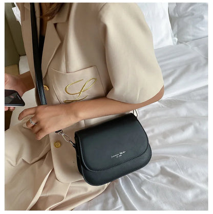 Saddle bag women's crossbody bag bag girl, summer simple fashion trend, foreign shoulder bag women