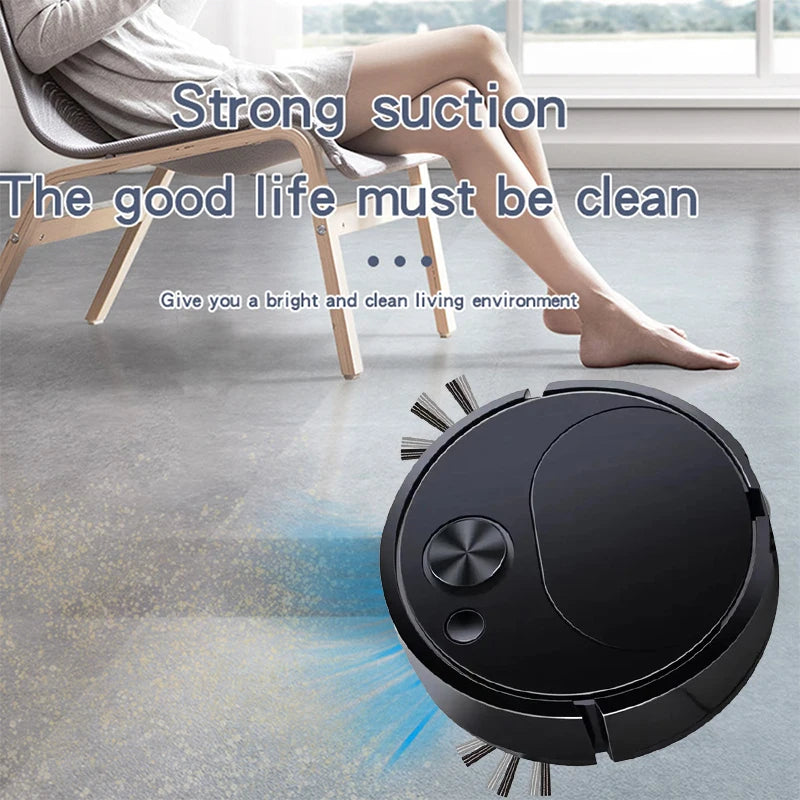 Smart Sweeping Robot Mini Silent Vacuum Wireless Cleaner Sweep Mop Brush Two-In-One Multi-Function Cleaning Machine For Home