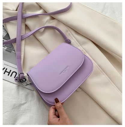Saddle bag women's crossbody bag bag girl, summer simple fashion trend, foreign shoulder bag women
