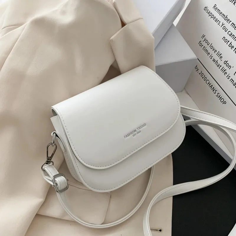 Saddle bag women's crossbody bag bag girl, summer simple fashion trend, foreign shoulder bag women