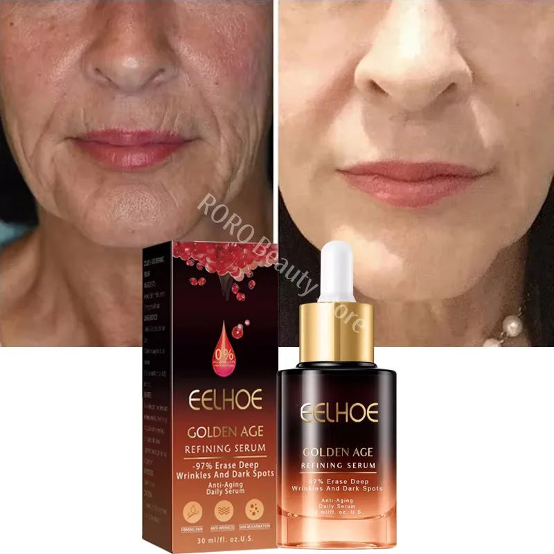 Retinol Wrinkle Remover Face Set Instant Firming Lifting Anti-Aging Serum Fade Fine Lines Whitening Korean Skin Care Products