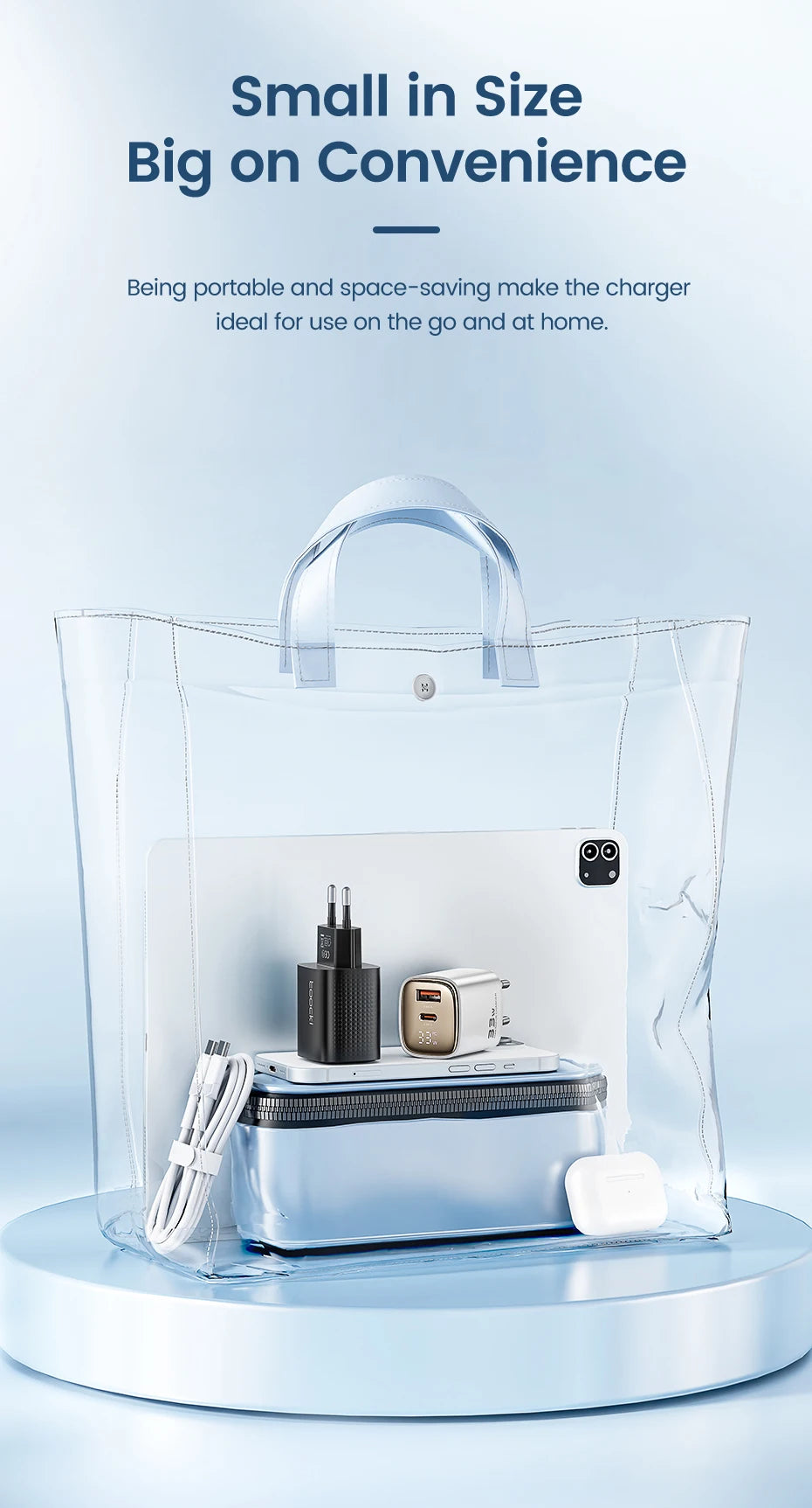 Toocki 33W GaN USB C Charger Digital Display PD Fast Charging For iPhone 15 14 Max Pro iPad For Xiaomi Poco Samsung S23 Charger