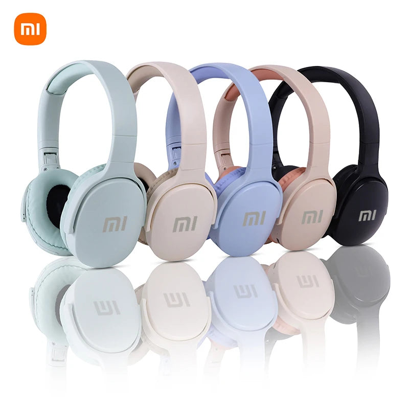 Xiaomi Wireless Bluetooth Headphones Over Ear HiFi Stereo Foldable Lightweight Headset HIFI Stereo Suitable for Samsung iPhone