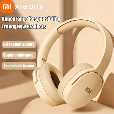 Xiaomi Wireless Bluetooth Headphones Over Ear HiFi Stereo Foldable Lightweight Headset HIFI Stereo Suitable for Samsung iPhone