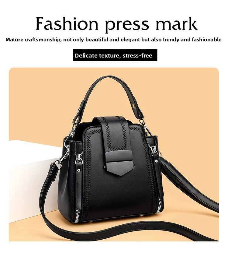 Ele  oulder Crossbody Bag for Women in Bla Single Strap Sli Design  Bag Faionable Handbag 2024 New Model