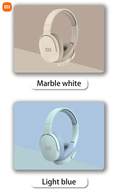 Xiaomi Wireless Bluetooth Headphones Over Ear HiFi Stereo Foldable Lightweight Headset HIFI Stereo Suitable for Samsung iPhone