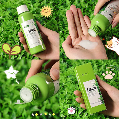 Facial Products Kit Sakura / Green Tea Face Cream Nourishing Skin Face Serum Fade Dark Circle Eye Cream Skincare Korean Cosmetic