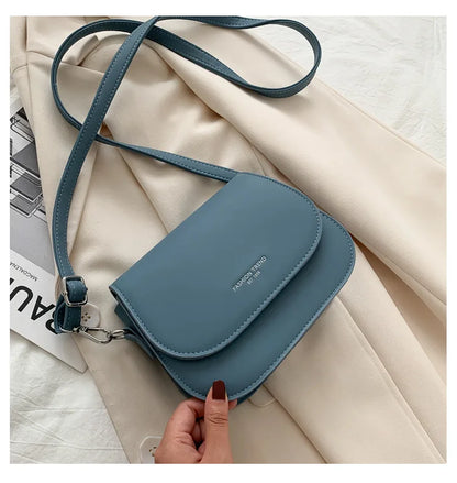 Saddle bag women's crossbody bag bag girl, summer simple fashion trend, foreign shoulder bag women