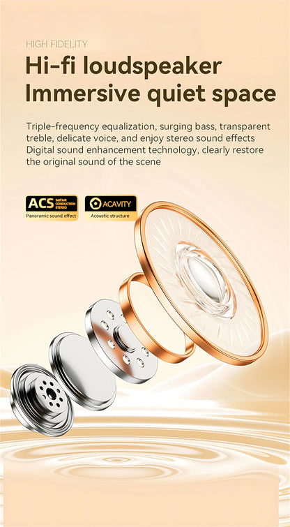 In-ear Bluetooth Headphones Wireless Earphones HIFI Stereo Touch Low Delay Game Earplugs Mini Portable Creative Gifts For Girls