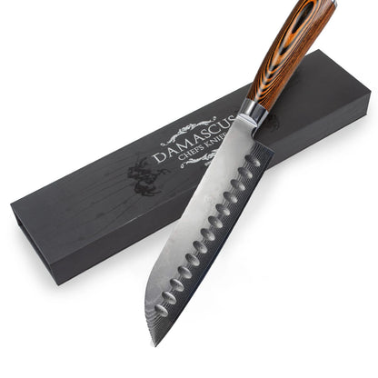 Damascus Knives 67 Layer Chef Knife Japanese Santoku Damascus 8 Inch Chef Knife  Professional Knives Set Utility Paring Knife