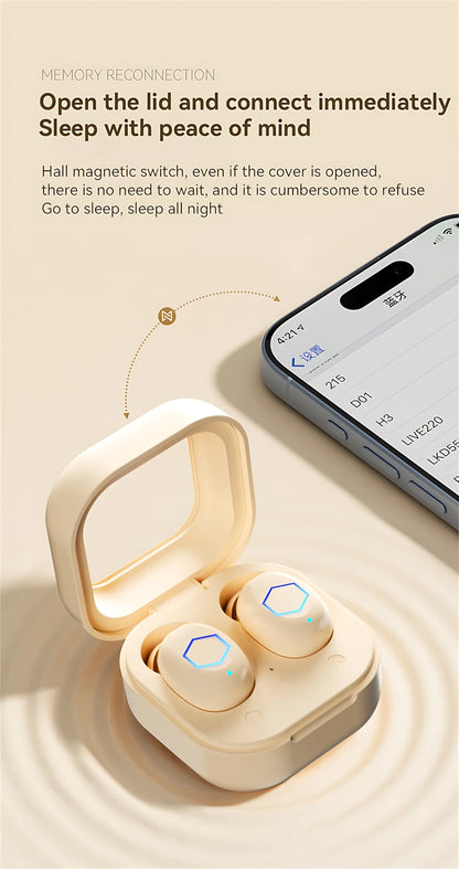 In-ear Bluetooth Headphones Wireless Earphones HIFI Stereo Touch Low Delay Game Earplugs Mini Portable Creative Gifts For Girls