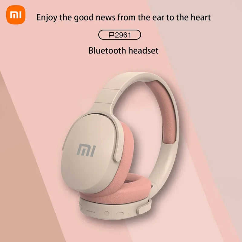 Xiaomi Wireless Bluetooth Headphones Over Ear HiFi Stereo Foldable Lightweight Headset HIFI Stereo Suitable for Samsung iPhone