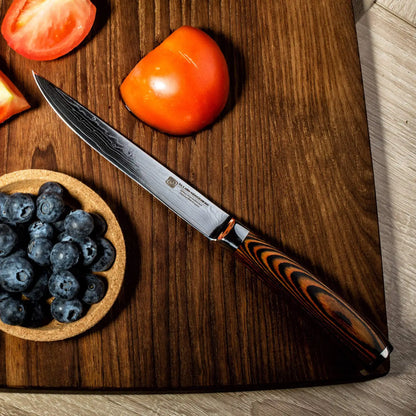 Damascus Knives 67 Layer Chef Knife Japanese Santoku Damascus 8 Inch Chef Knife  Professional Knives Set Utility Paring Knife