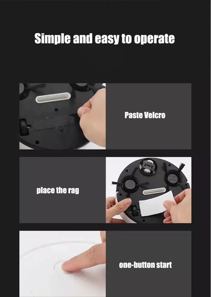 Smart Sweeping Robot Mini Silent Vacuum Wireless Cleaner Sweep Mop Brush Two-In-One Multi-Function Cleaning Machine For Home
