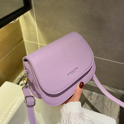 Saddle bag women's crossbody bag bag girl, summer simple fashion trend, foreign shoulder bag women