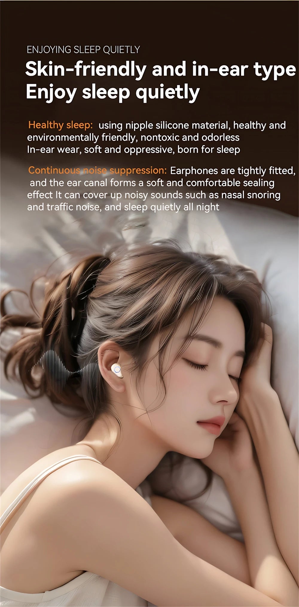 In-ear Bluetooth Headphones Wireless Earphones HIFI Stereo Touch Low Delay Game Earplugs Mini Portable Creative Gifts For Girls
