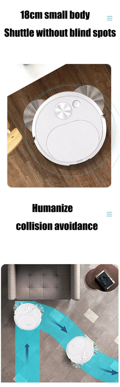 Smart Sweeping Robot Mini Silent Vacuum Wireless Cleaner Sweep Mop Brush Two-In-One Multi-Function Cleaning Machine For Home