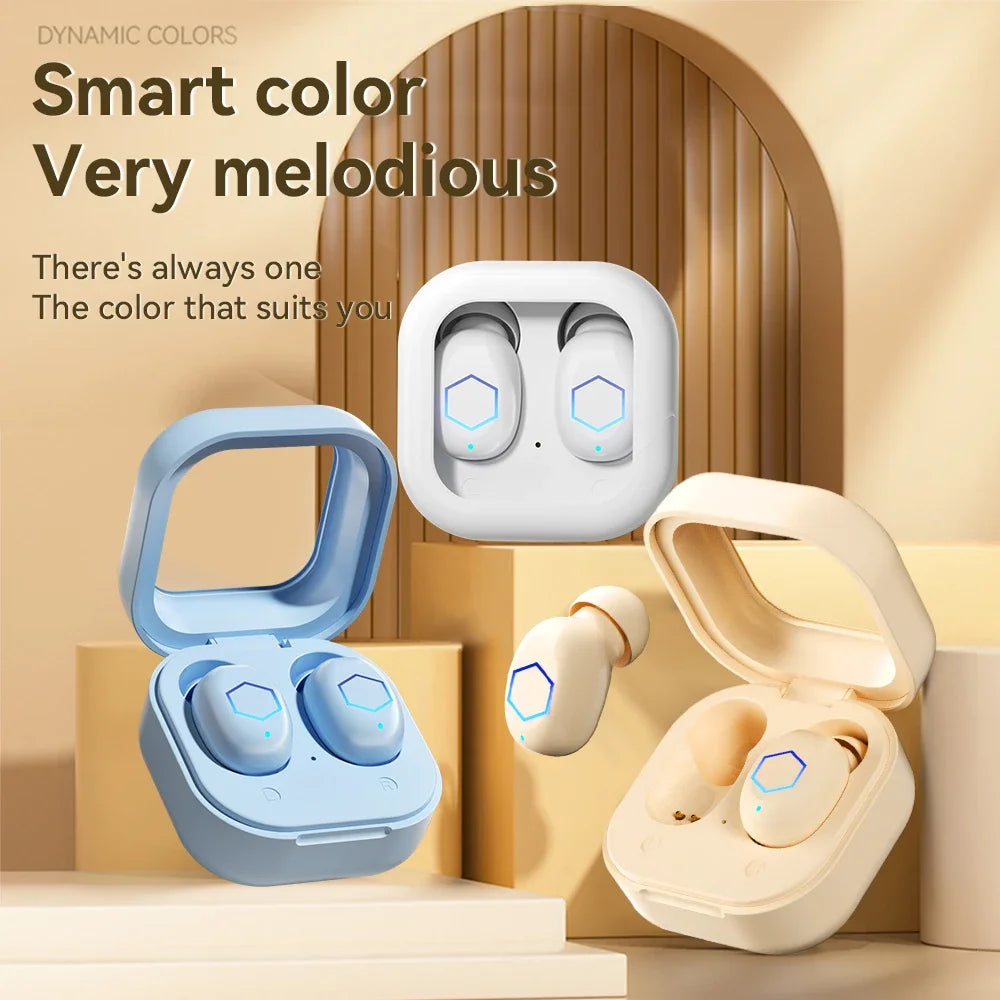 In-ear Bluetooth Headphones Wireless Earphones HIFI Stereo Touch Low Delay Game Earplugs Mini Portable Creative Gifts For Girls