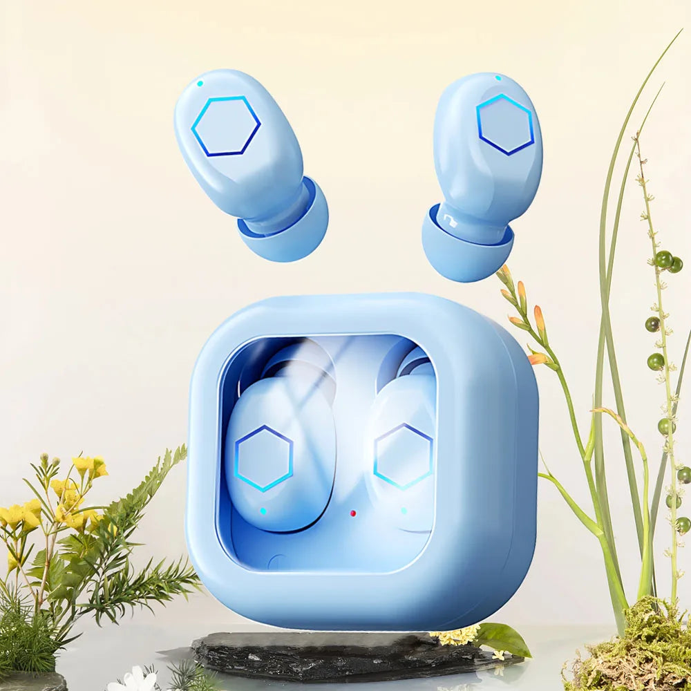 In-ear Bluetooth Headphones Wireless Earphones HIFI Stereo Touch Low Delay Game Earplugs Mini Portable Creative Gifts For Girls