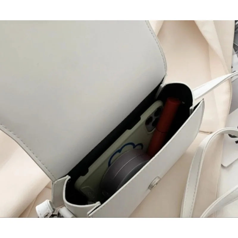 Saddle bag women's crossbody bag bag girl, summer simple fashion trend, foreign shoulder bag women